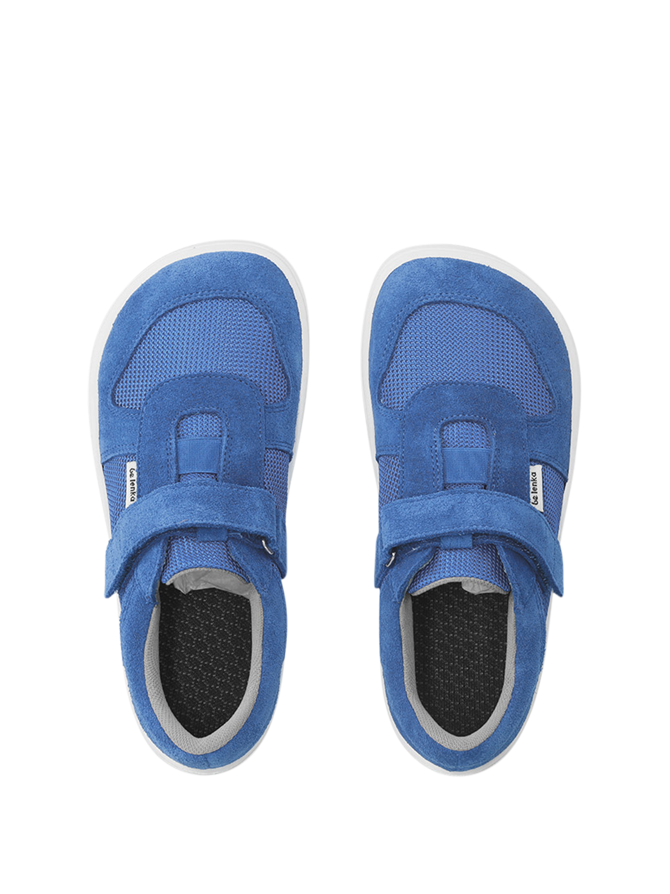 Kinder Barfuß Sneakers Be Lenka Joy - Blue & White.